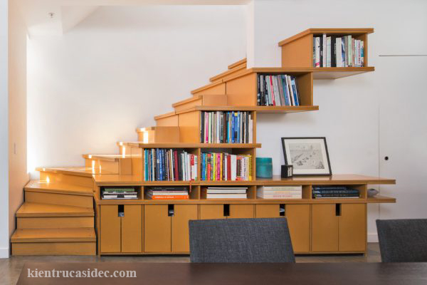 THIẾT KẾ TỦ SÁCH - CẦU THANG - KHÔNG GIAN TIỆN ÍCH